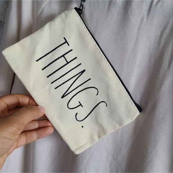 Rae Dunn Hope Gallery Oversized Sweatshirt And Pouch Set NWT M - Picture 4 of 14